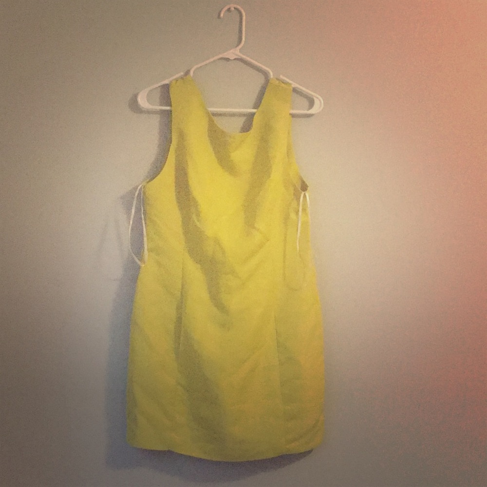 NWT Forever21 Yellow Formal Dress with Low back.
